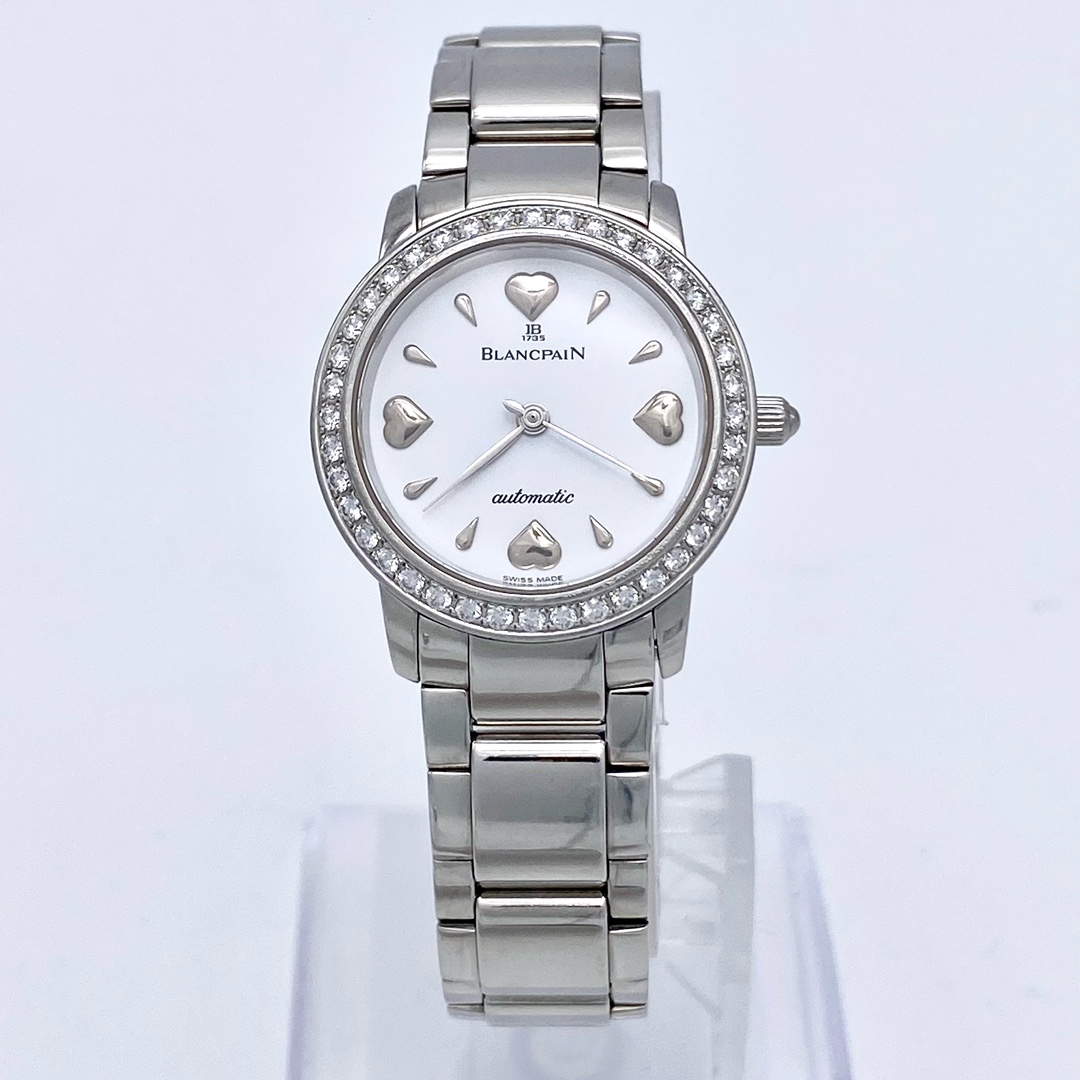 99新 宝珀 原镶钻精钢自动机械 女士简约经典轻奢气质精致名表