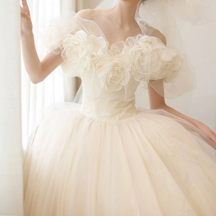 新疆西藏直播间专享-唯美婚纱礼服公主法式婚礼-no退no换