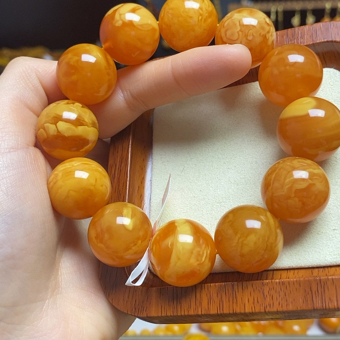 【闪购商品】蜜蜡手链未镶嵌海*/