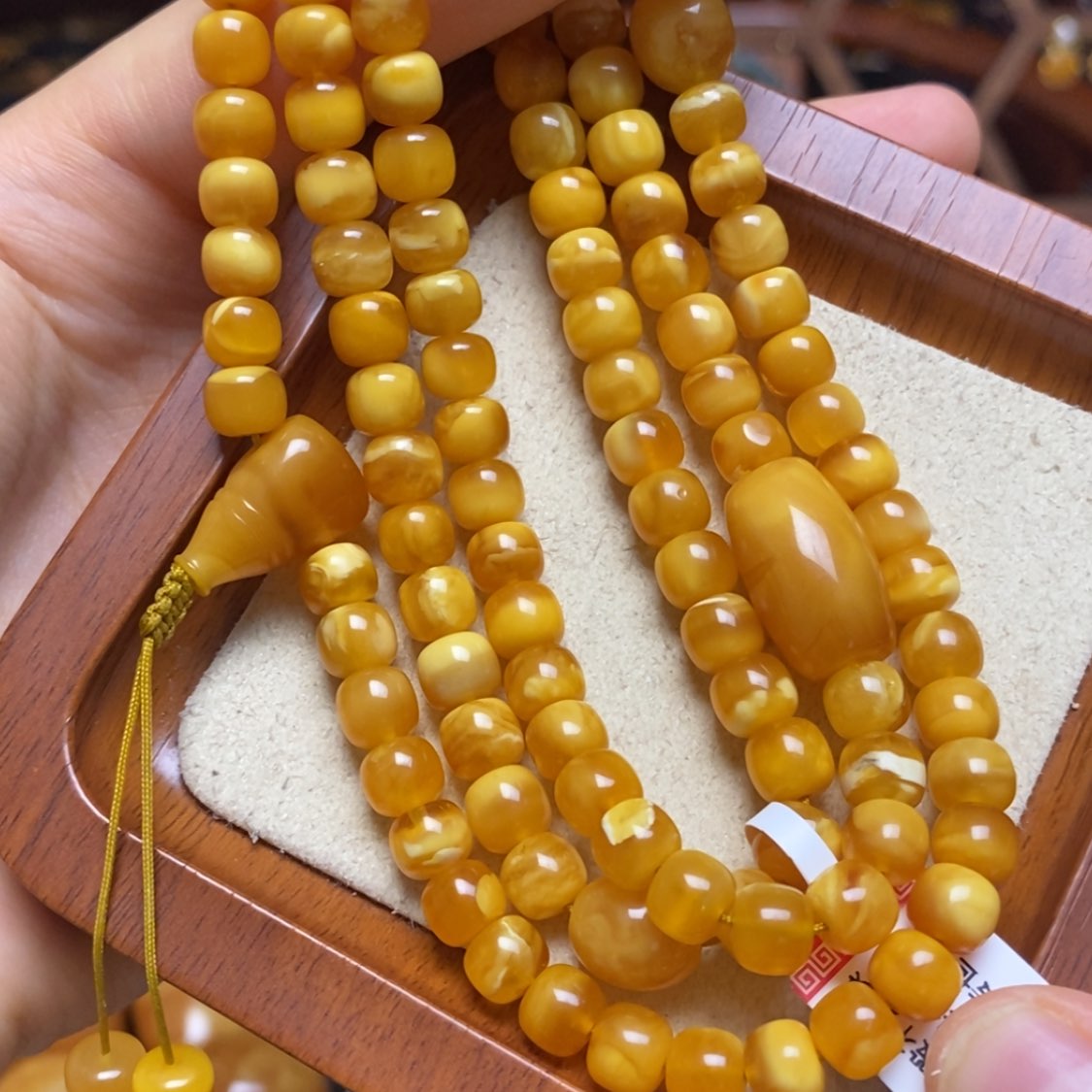 【闪购商品】蜜蜡手链未镶嵌手串