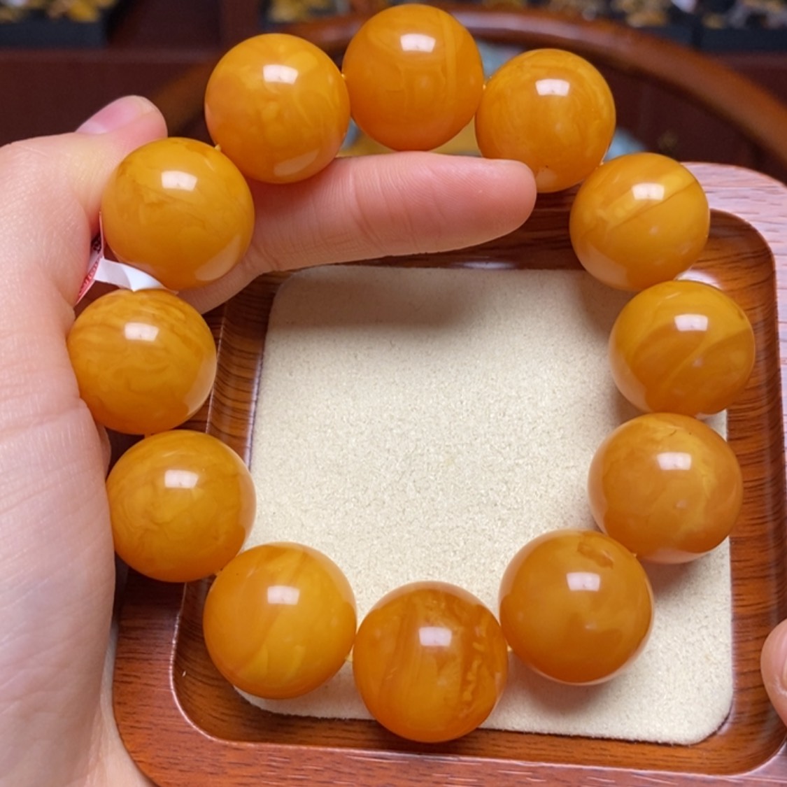 【闪购商品】蜜蜡手链未镶嵌手串