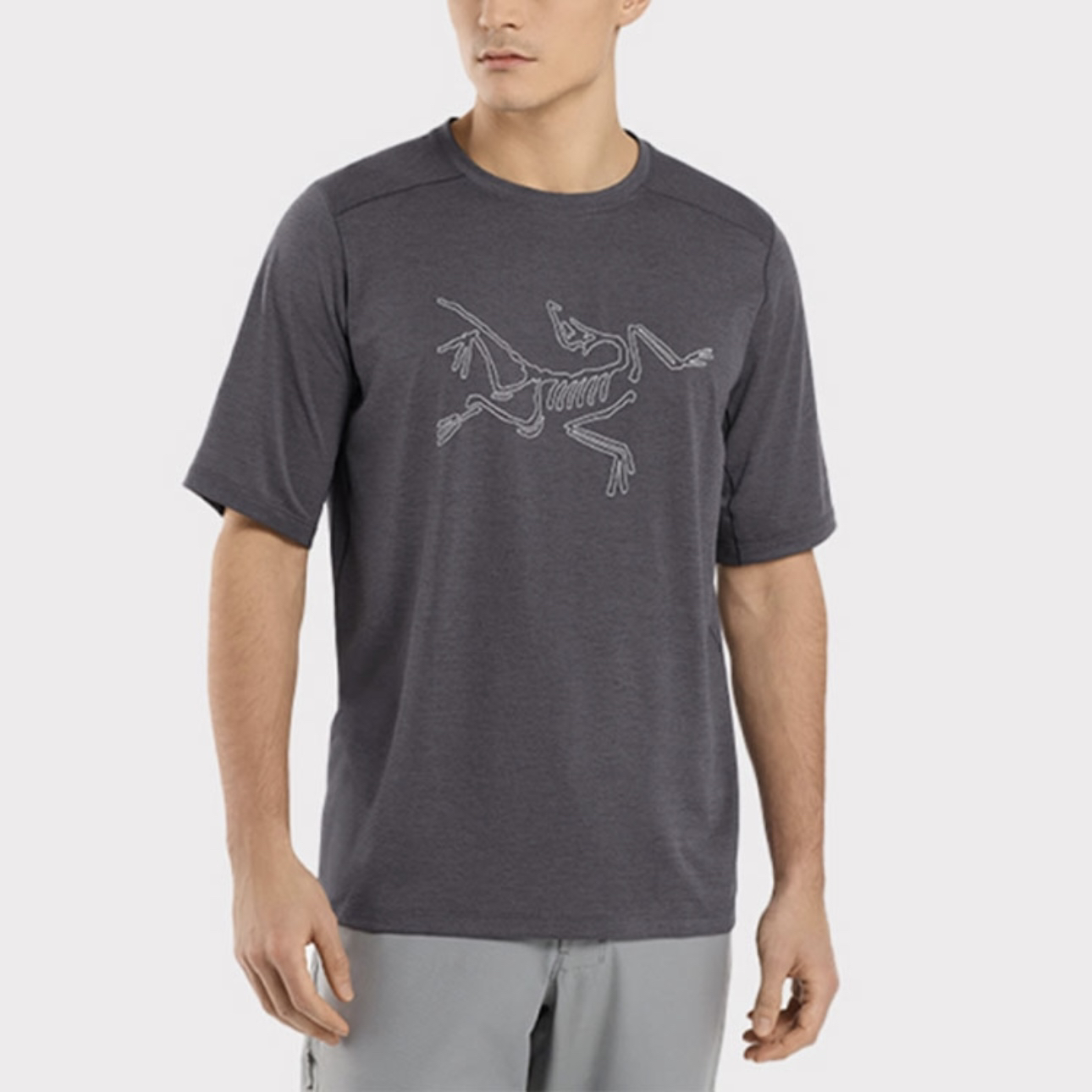 Arcteryx/始祖鸟 Cormac 系列 轻量透气 男子 大鸟标速干短袖 T恤