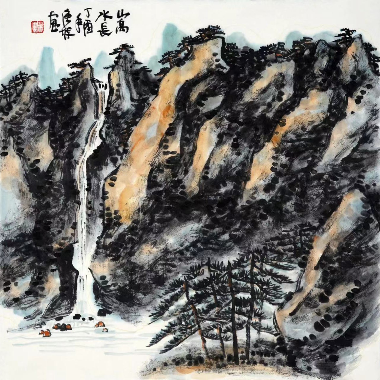 书画频道-唐辉-山高水长-SHPD-YRYH-2019134艺术收藏名家