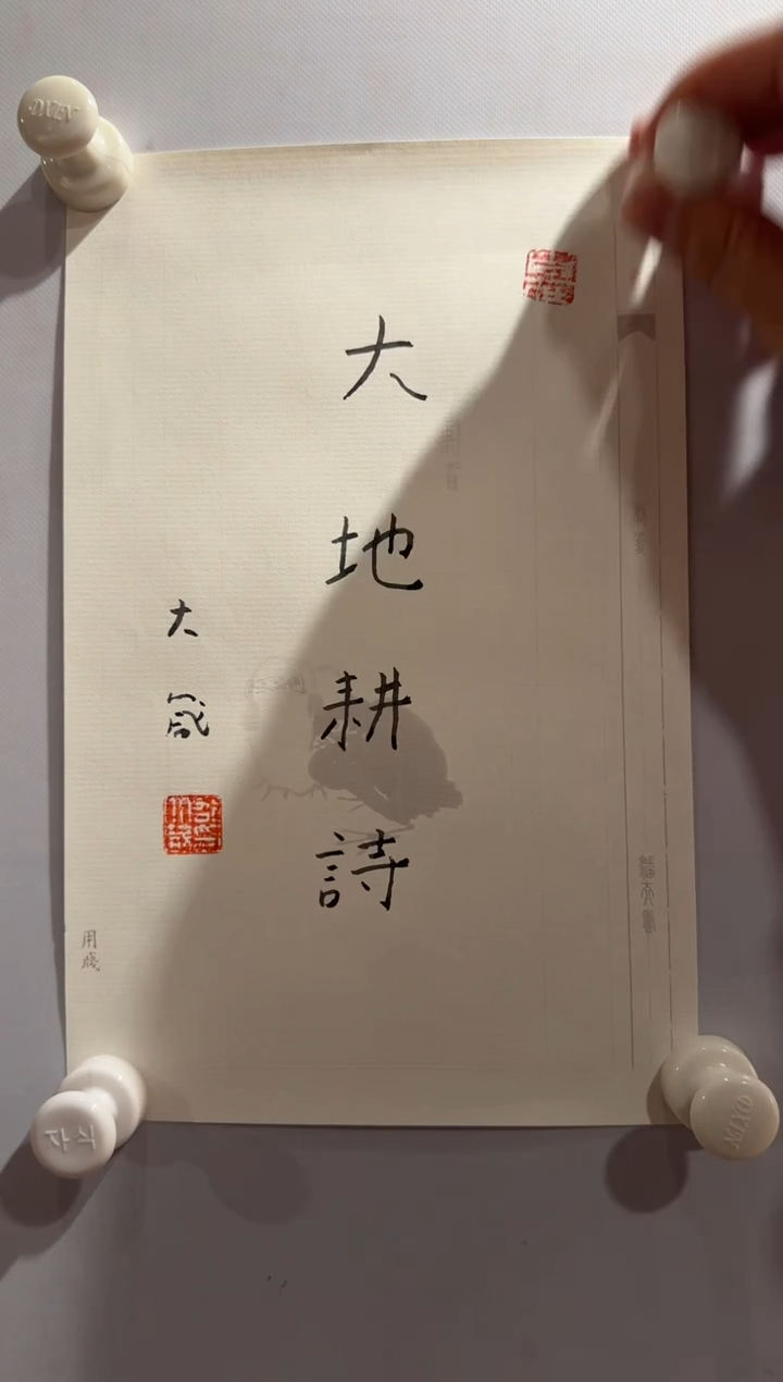 【闪购商品】书法SDZ-大地耕诗