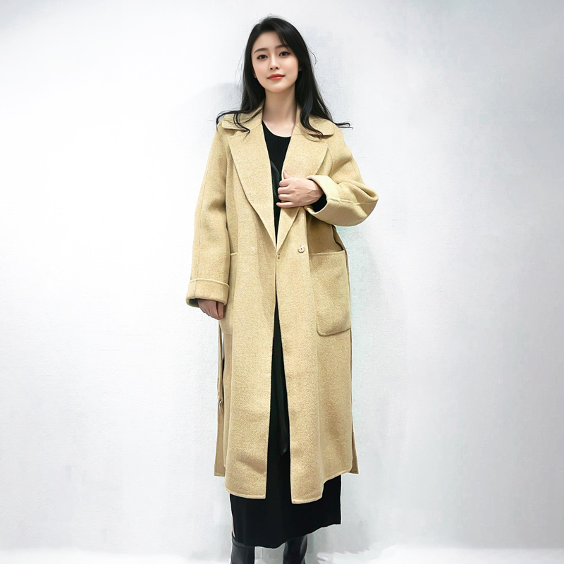 季候风专柜正品通勤时尚气质高品质双面毛呢大衣外套女0854DA227