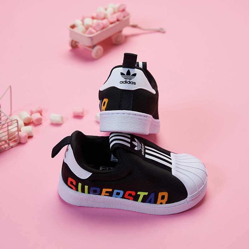阿迪达斯婴童鞋经典时尚舒适透气SUPERSTAR 360 X I FV7232