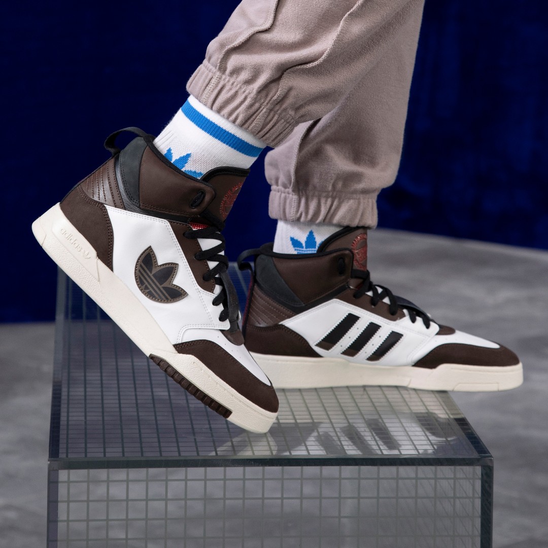 【推荐】阿迪达斯男休闲鞋运动耐磨减震透气舒适DROP STEP XL 4801