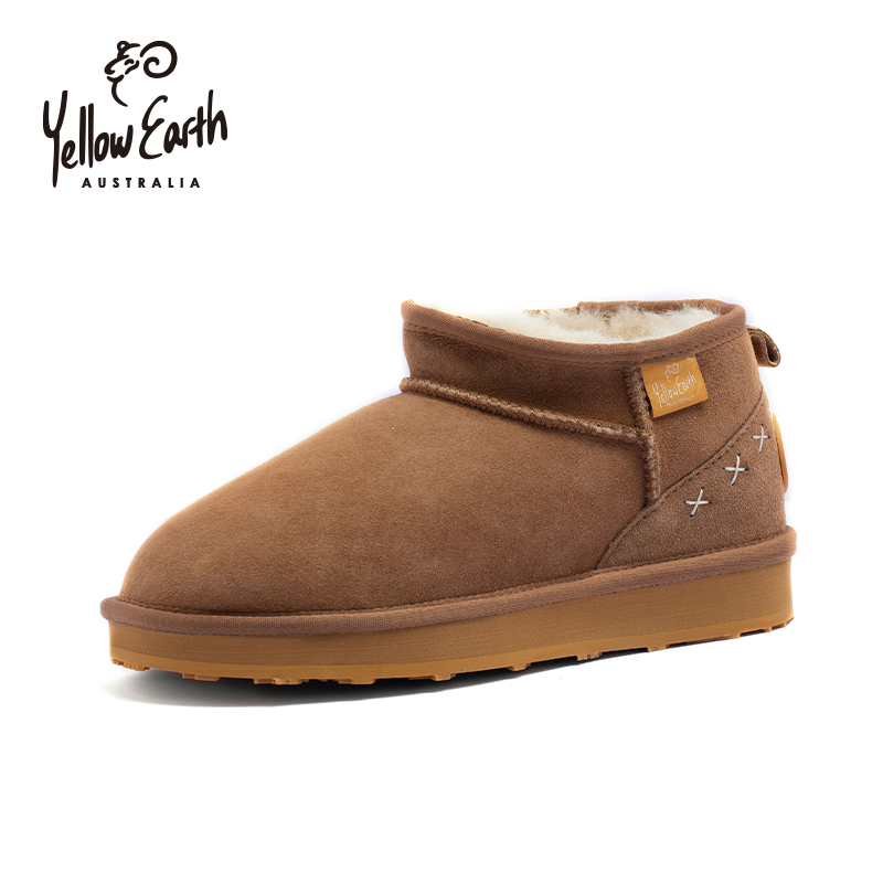 YellowEarth2025羊皮毛一体男士雪地靴秋冬吉朗迷你男加绒靴M65A