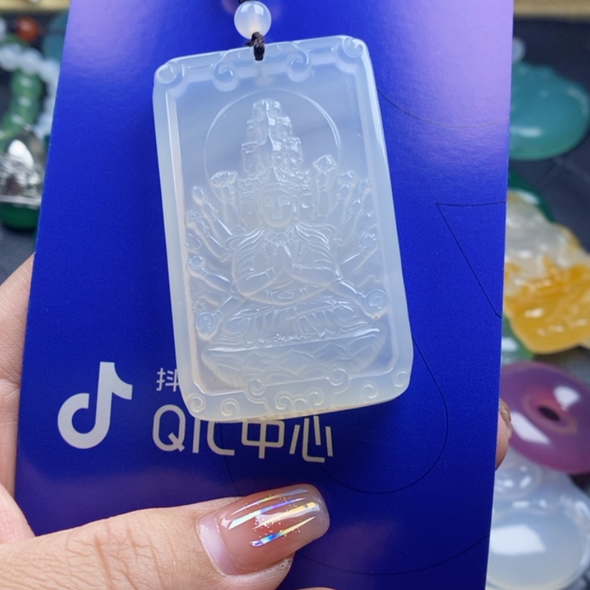 【闪购商品】玛瑙/玉髓吊坠(不含链)未镶嵌