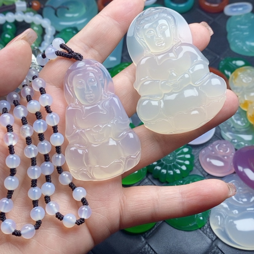 【闪购商品】玛瑙/玉髓吊坠(不含链)未镶嵌