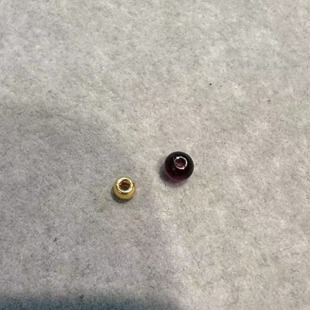【巧玲专属】足金石榴石饰品 卡3金珠10颗 多样性发