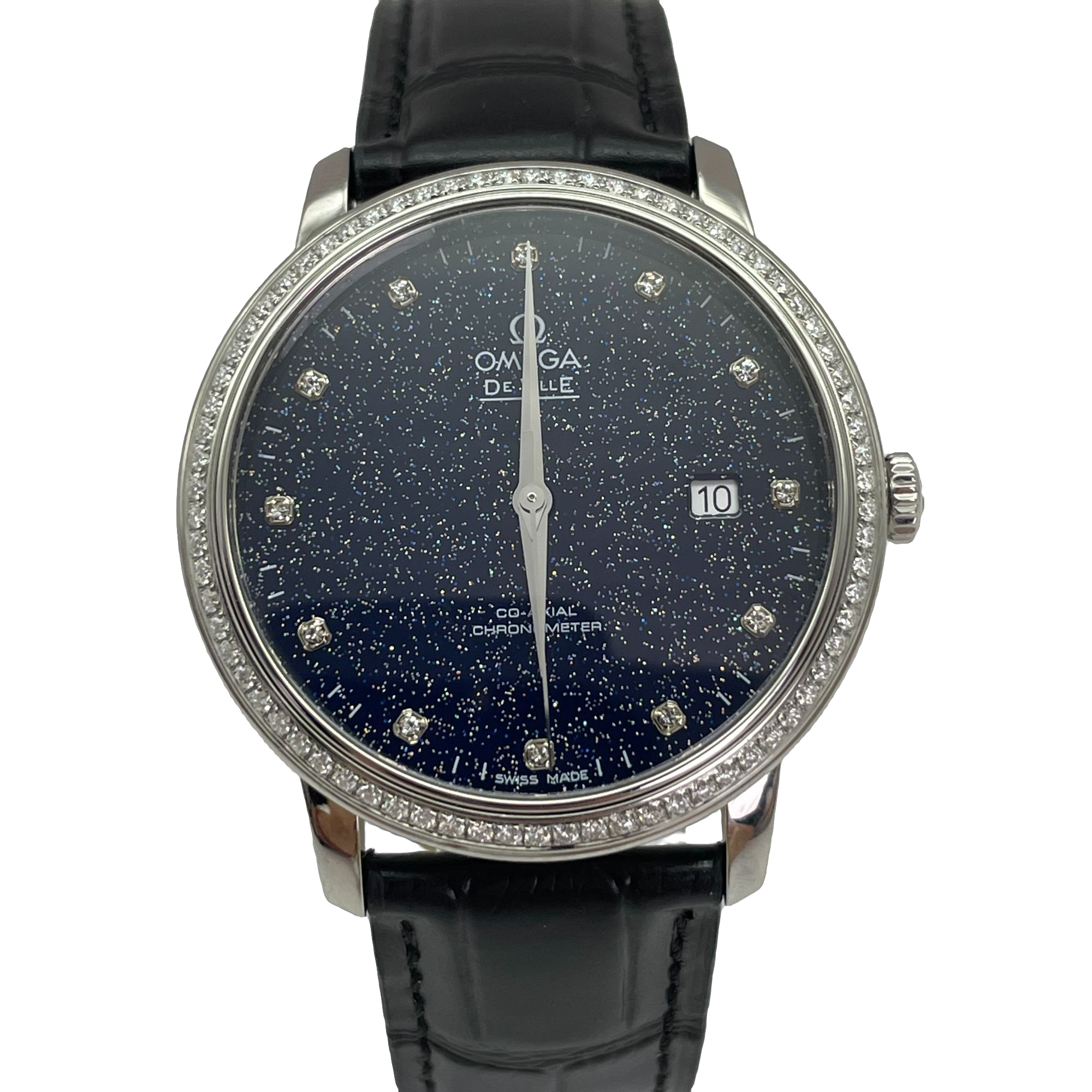 95新 Omega/欧米茄 欧米茄碟飞系列机械 后钻升级星空盘40mm