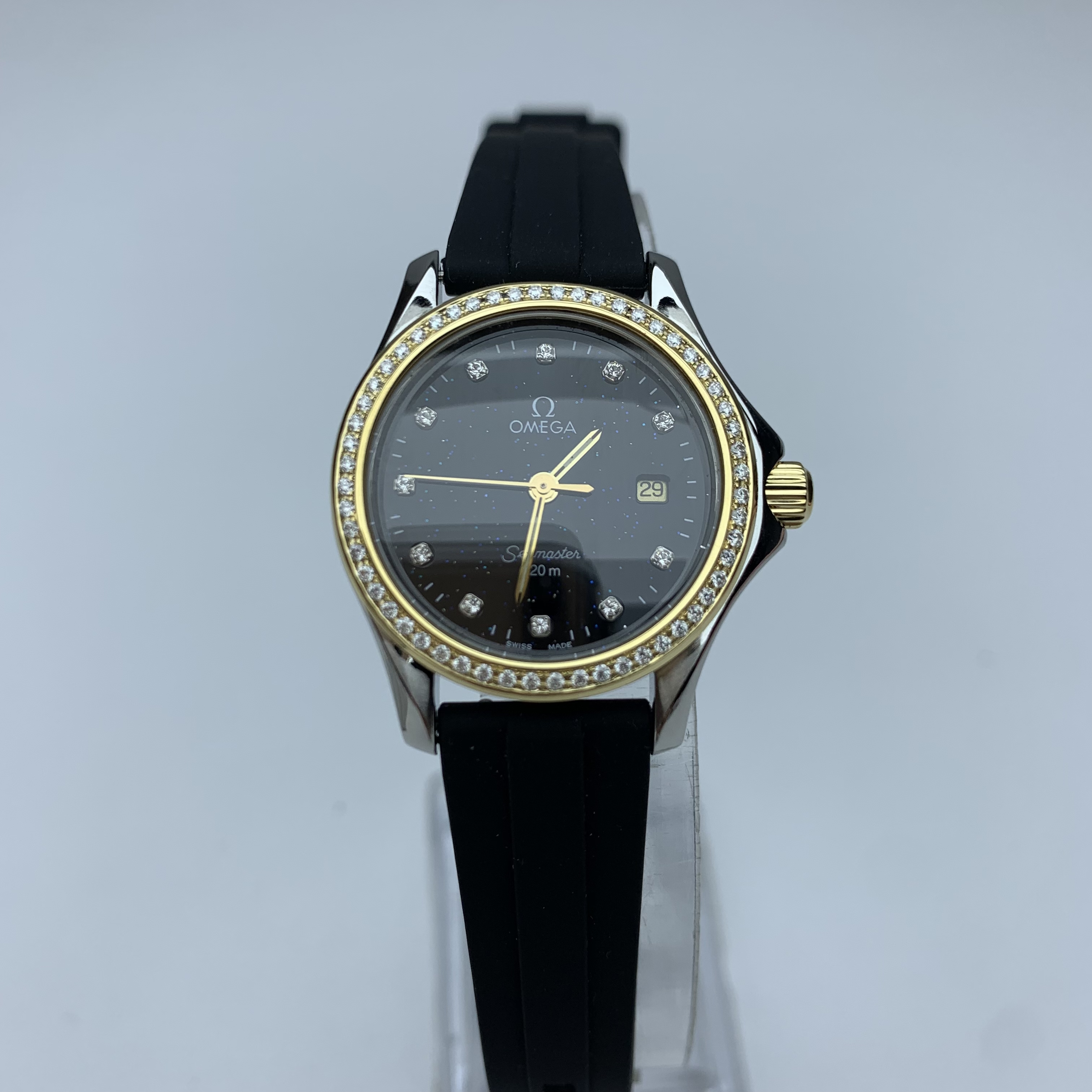95新 Omega/欧米茄 海马系列 石英 后钻 升级星空盘 27mm 金针