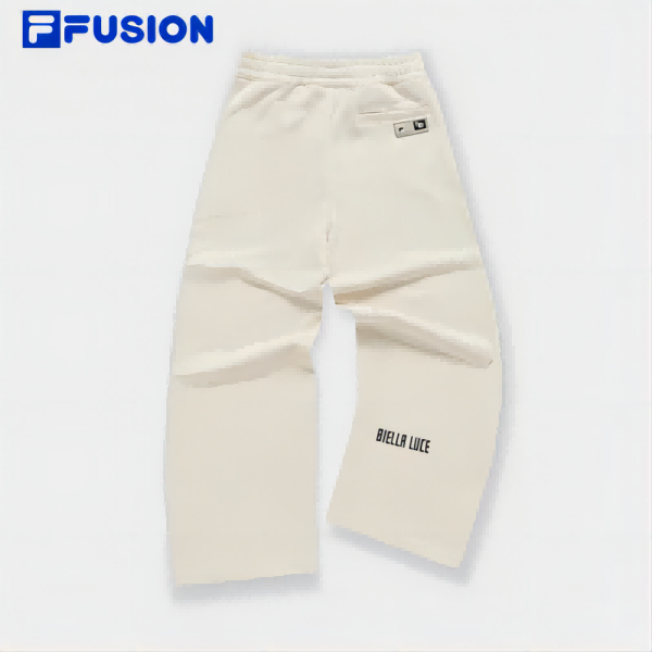 FILAFUSION时尚休闲透气显瘦宽松简约束脚运动针织长裤T11W245607
