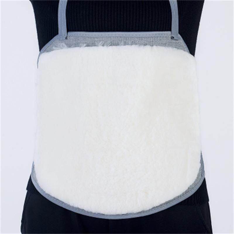 羊毛护肚防寒保暖暖宫护胃防寒保暖皮毛一体挡风抗寒