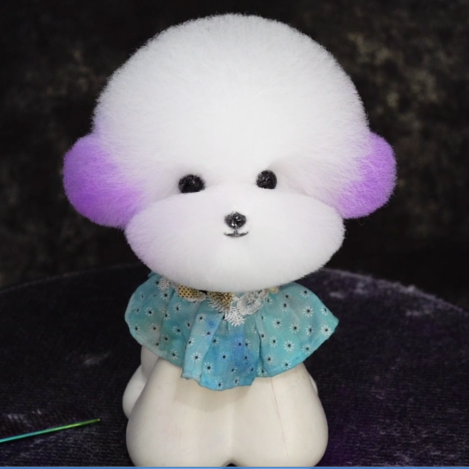 姜灏先生布朗熊造型练习假毛