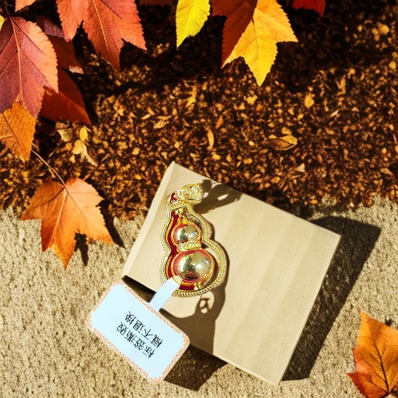 吊坠足银 旋转葫芦复古古法经典金色精美磨砂精致挂坠吊坠