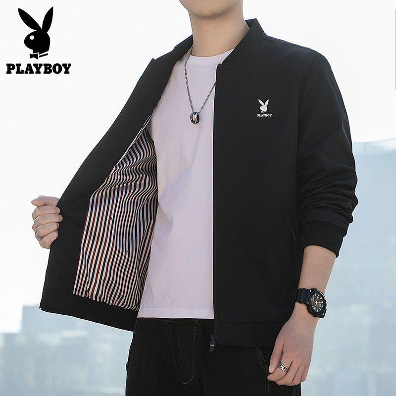 夹克男士春秋外套潮流宽松衣服百搭新款青年高档品质男装