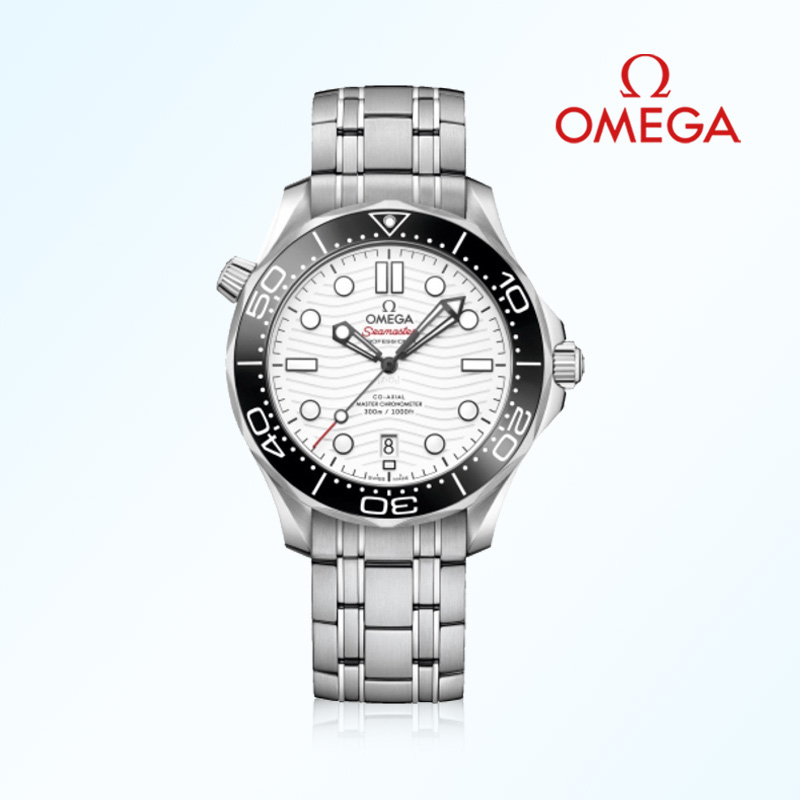 99新 Omega/欧米茄 海马300白钢/表径42mm手表