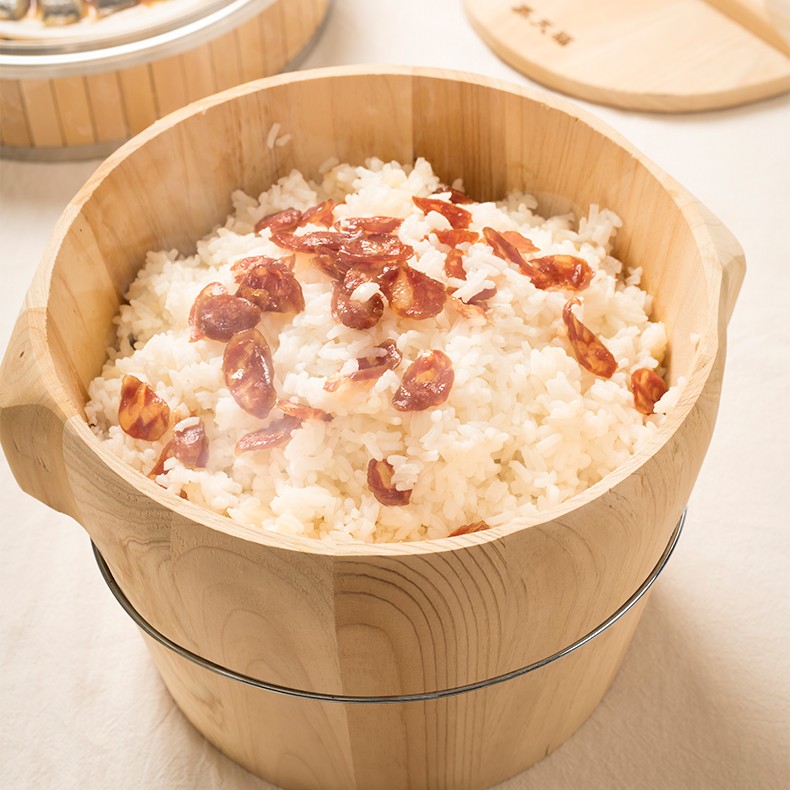 【创手艺】蒸天福杉木饭甑子蒸饭木桶厨房大小饭桶餐厅蒸米饭神器