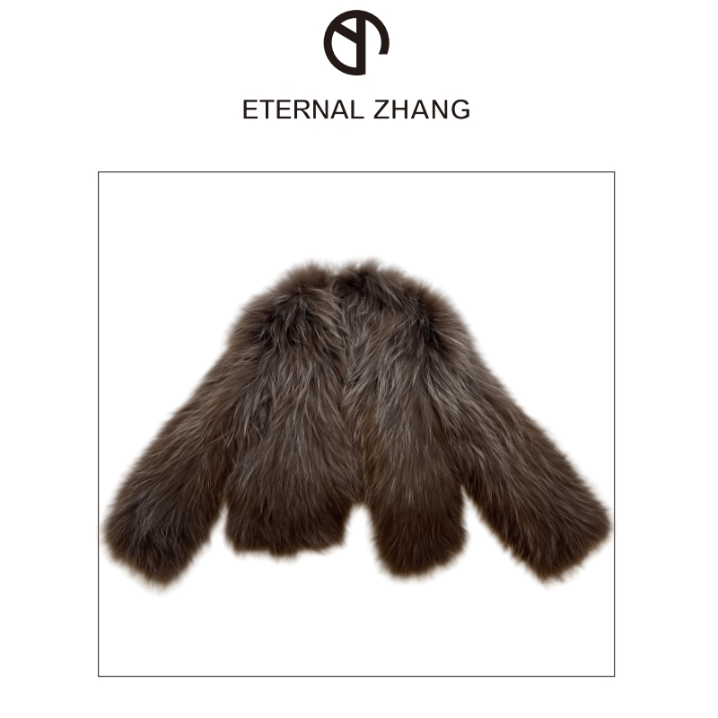 【ZY-原创&设计】高级定制时尚奢华设计师棕系列外套 PXC001网红