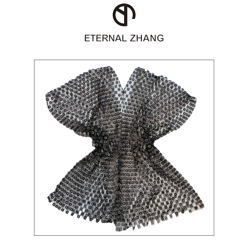 【ZY-原创&设计】高级定制时尚轻奢满钻复古百搭外套披肩PX-001