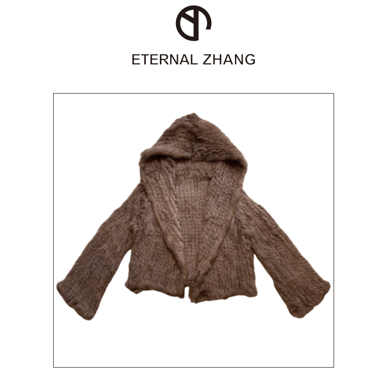 【ZY-原创&设计】高级定制时尚奢华设计师帽子咖系列外套 PXC003