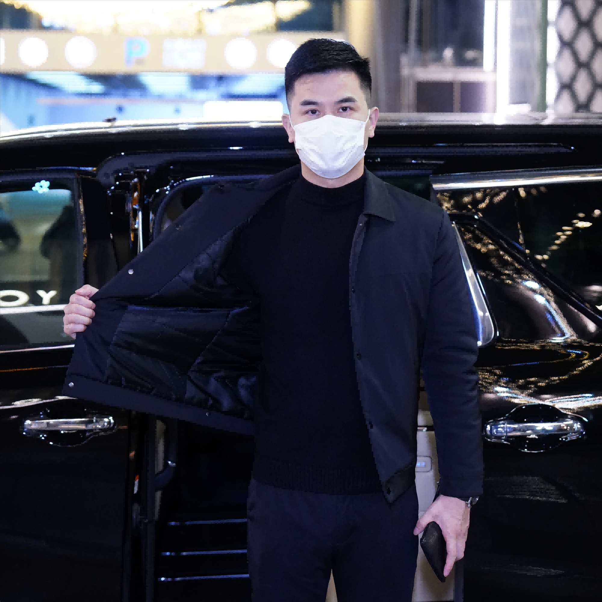 【黑曜系列】加厚翻领商务休闲男夹克外套