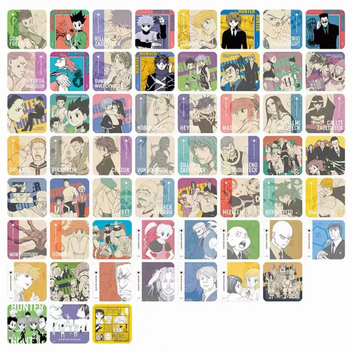 （代拆盲盒）全职猎人杯垫第二弹（混池含一弹二弹特典）