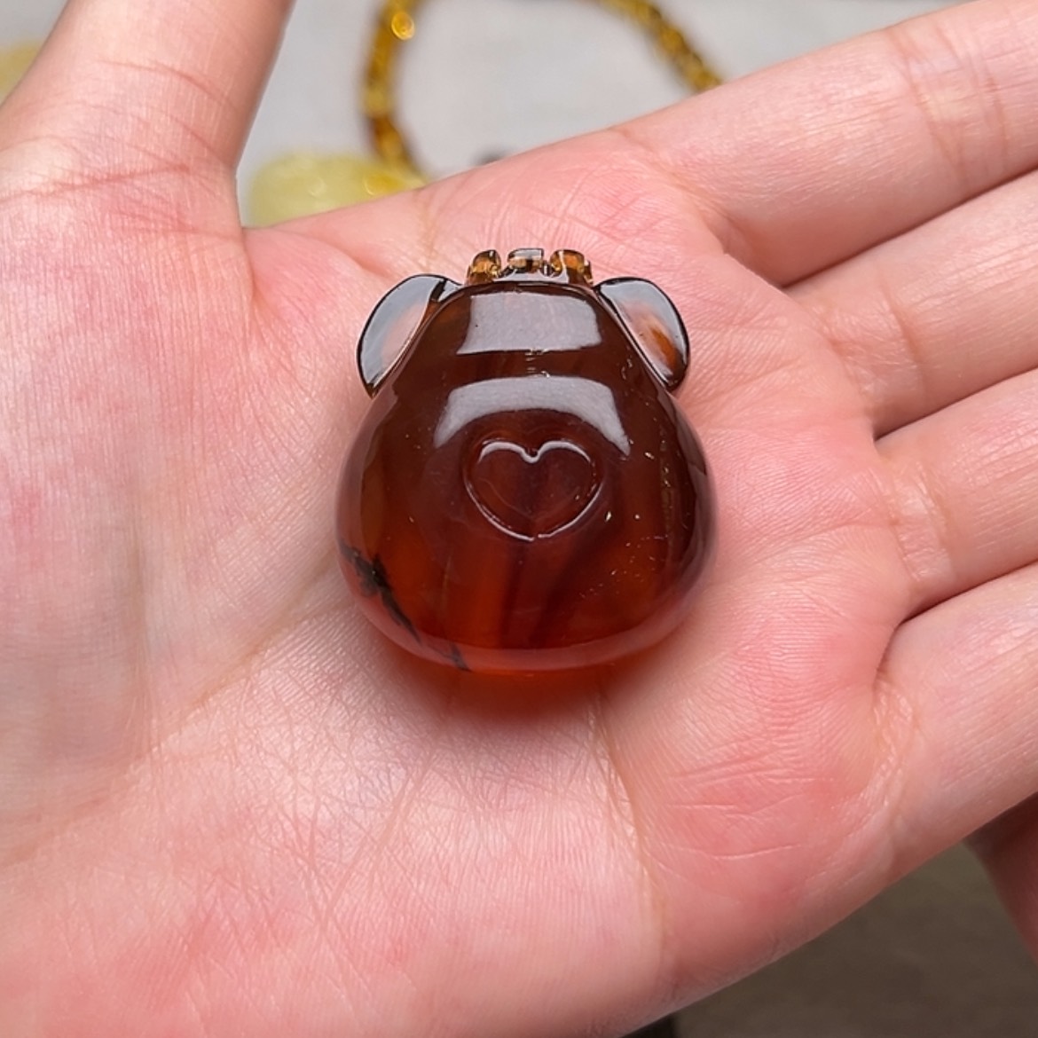 【闪购商品】琥珀颈饰未镶嵌