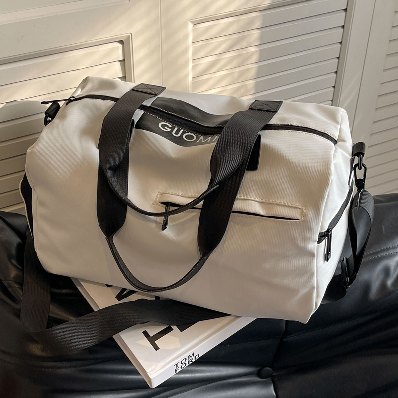 时尚旅行包登机包可折叠便携短途训练包男士简约轻便单肩斜跨挎包