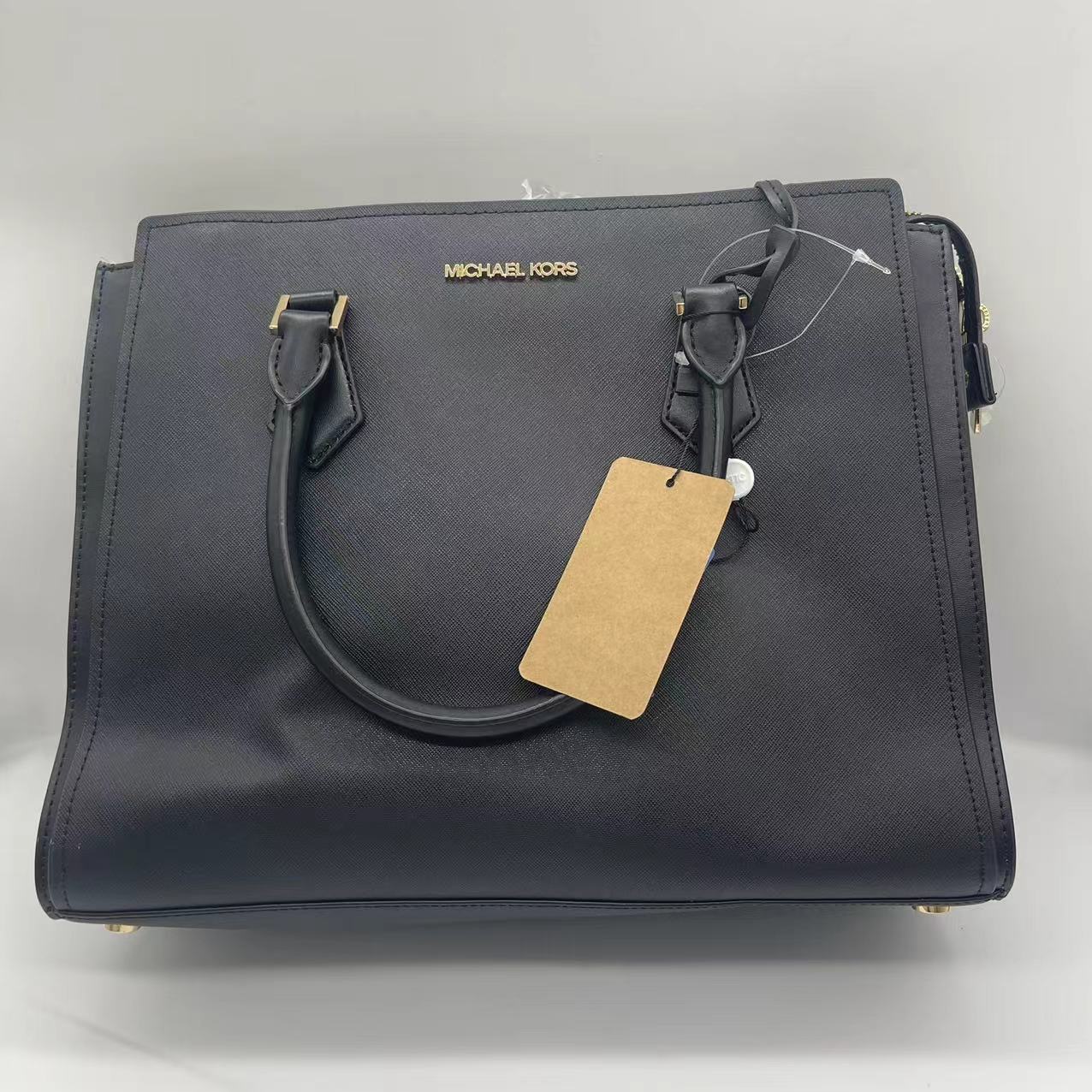 99新 MICHAELKORS/迈克高仕 MK黑色手提包EA02393