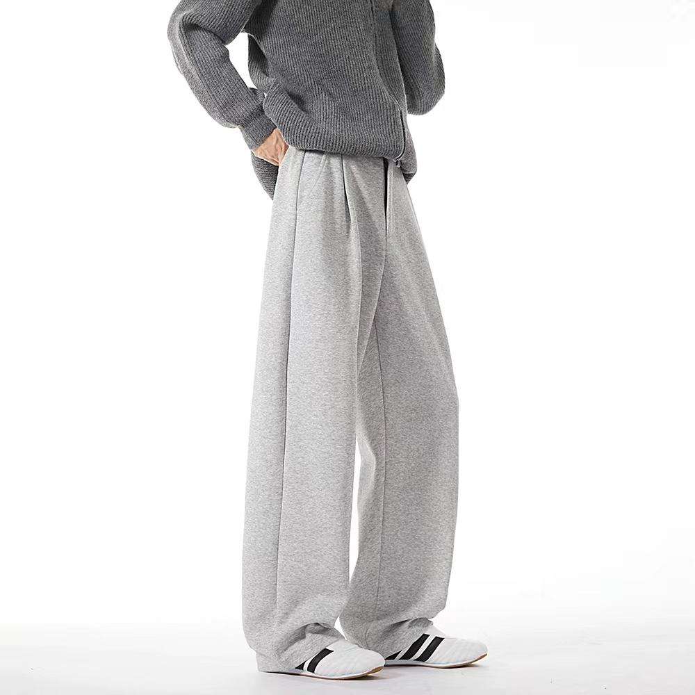 XPY丨美式复古宽松弯刀卫裤高街垂感阔腿休闲长裤