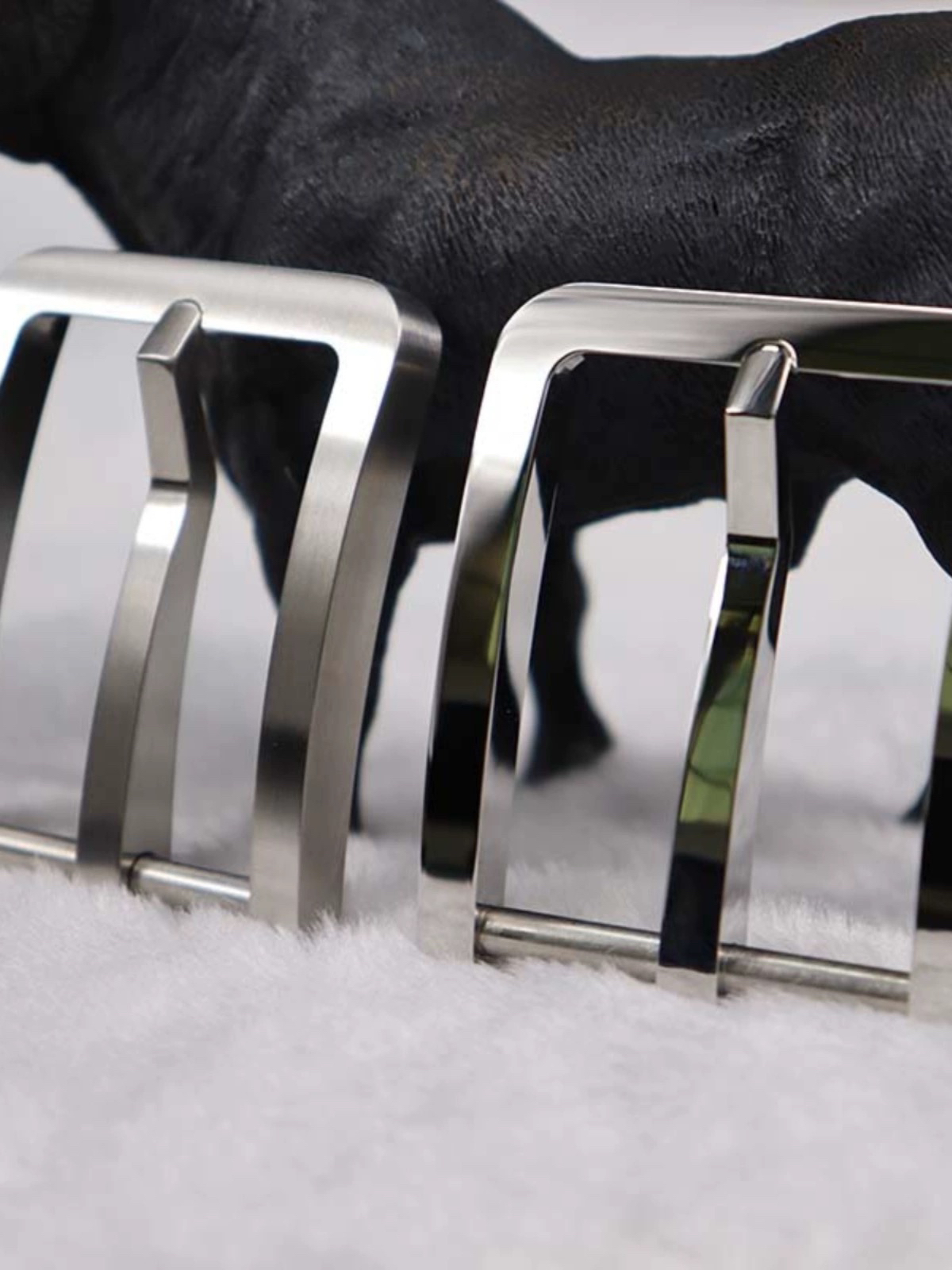 316不锈钢男士女士时尚商务休闲百搭高档一体线切割工艺腰带扣头