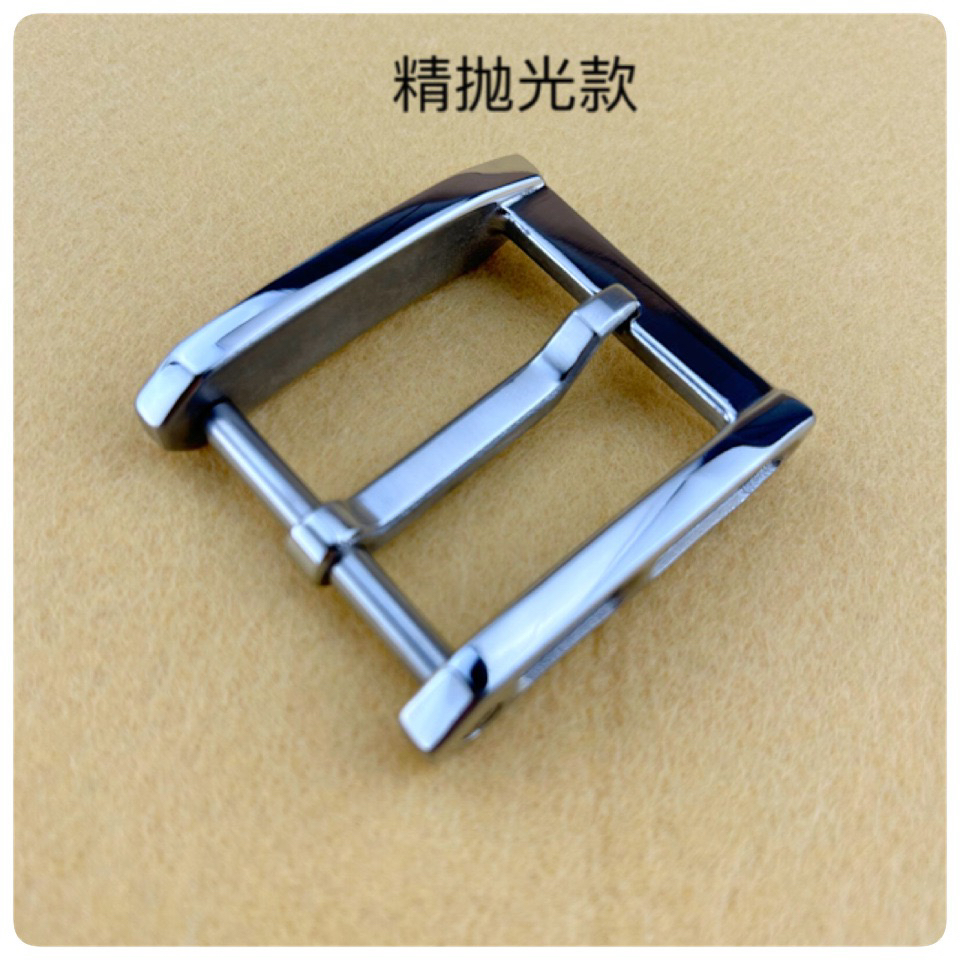 304材质男士休闲商务个性百搭高档不锈钢D型皮带头4cm内径腰带扣