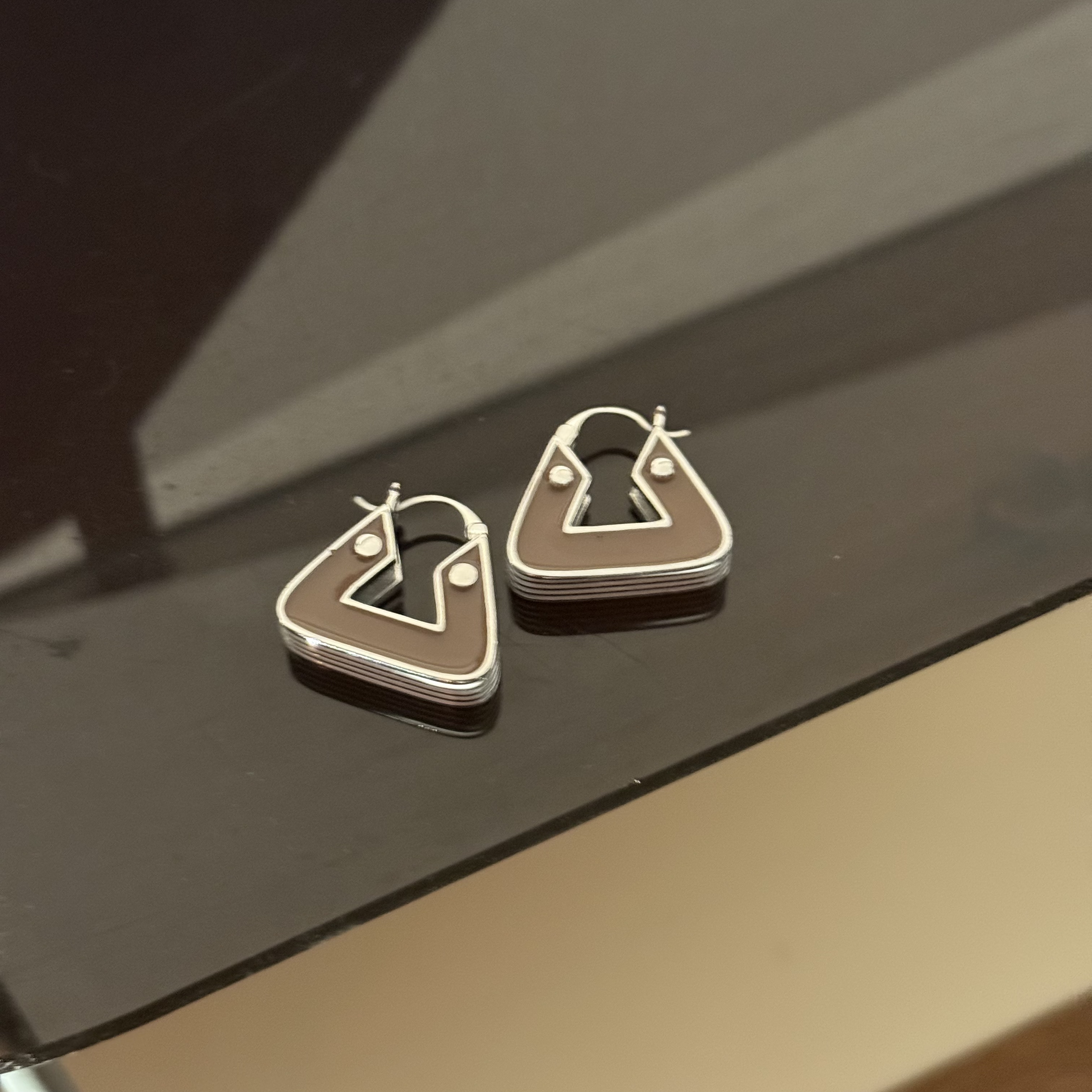 铜合金无非金属耳饰 HEY0-铜合金滴油包包耳环HEY0-15