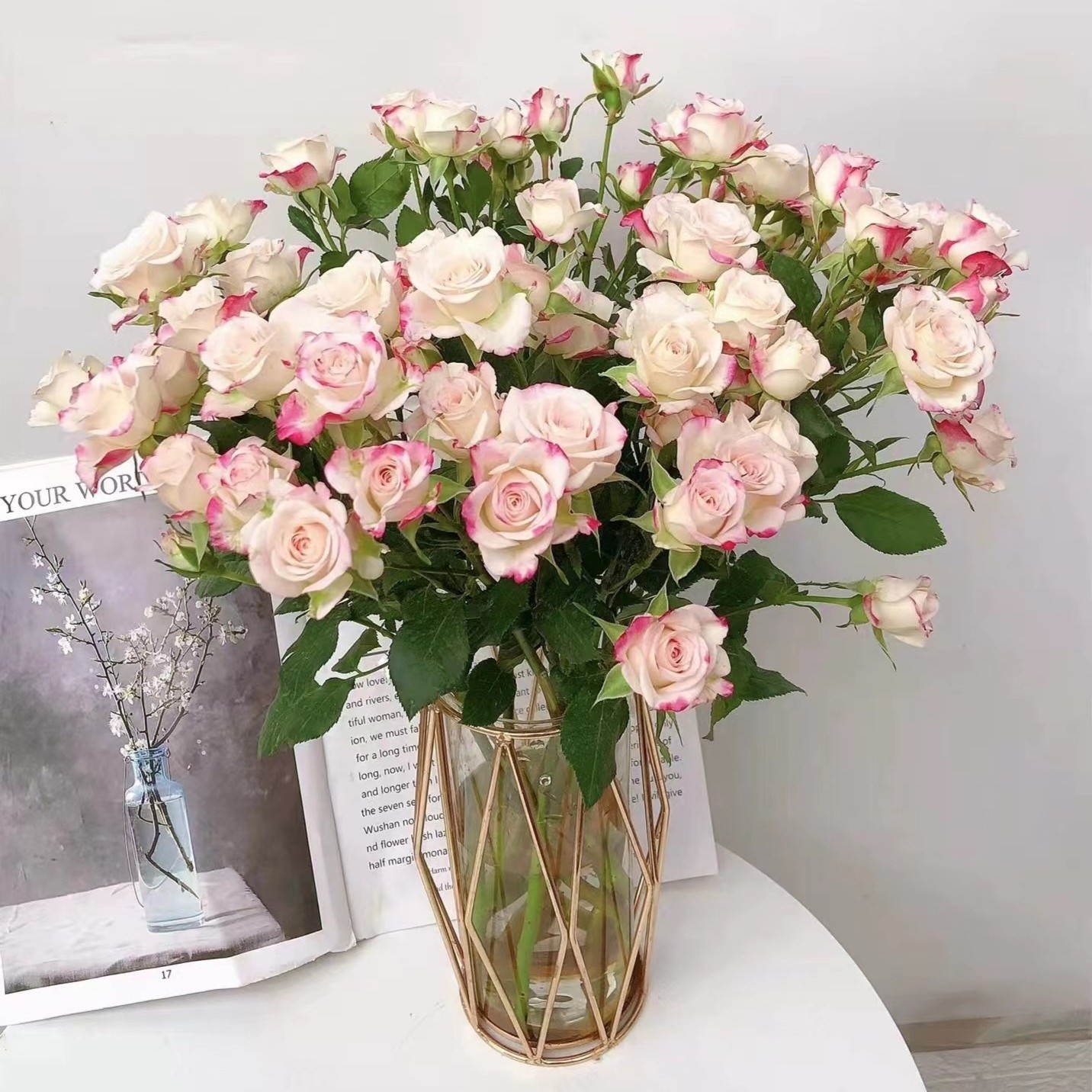 沈阳晓全花行折射泡泡玫瑰花