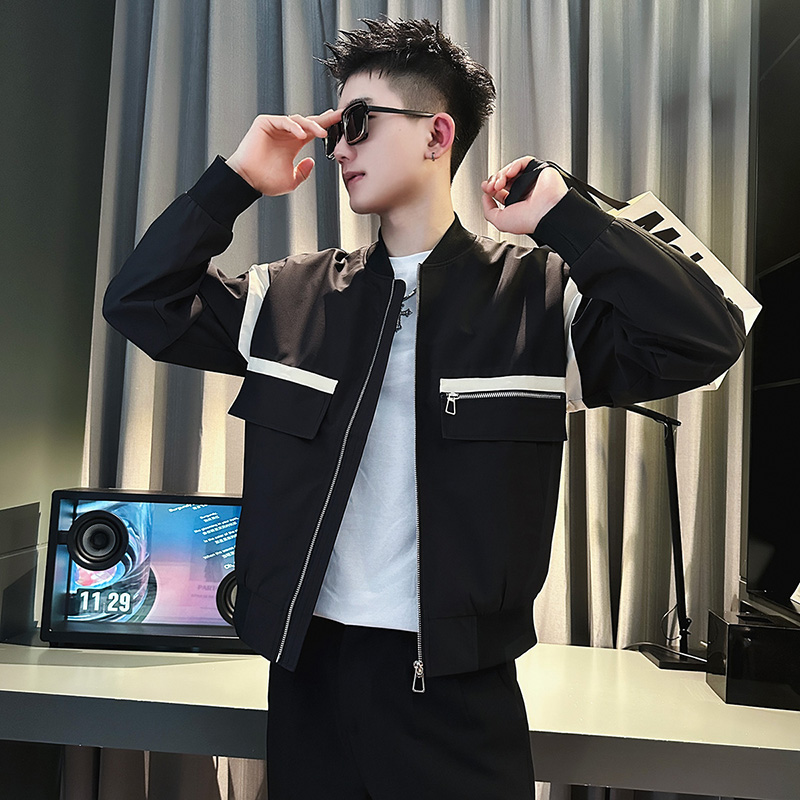 痞帅工装夹克男士冬季季2023新款潮牌休闲外套男装爆款棒球上衣