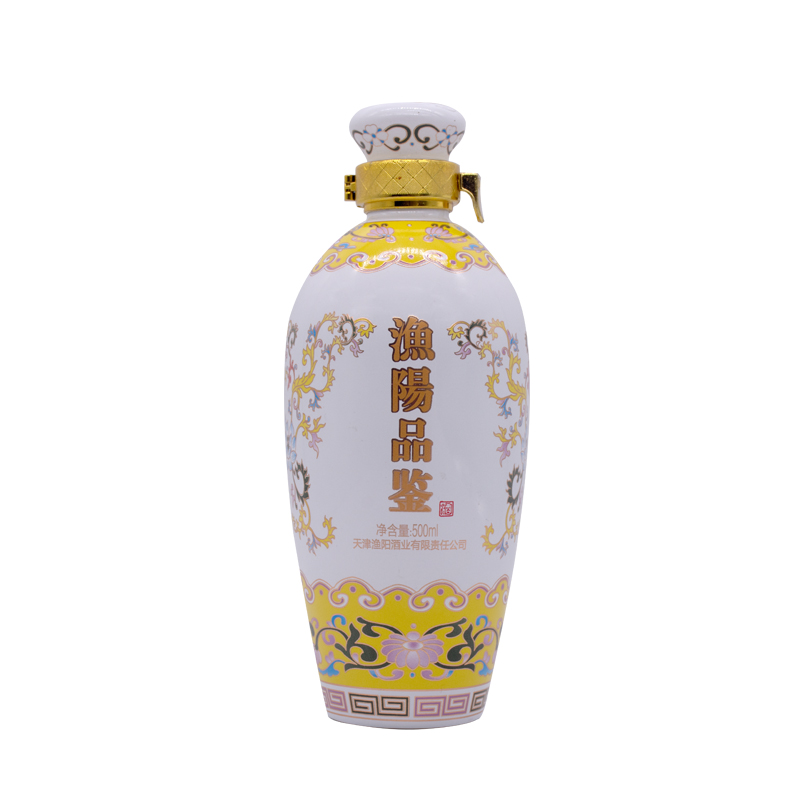 漁陽刘（店铺授权）渔阳牌53度渔阳品鉴白酒纯粮酿造固态发酵53%Vol