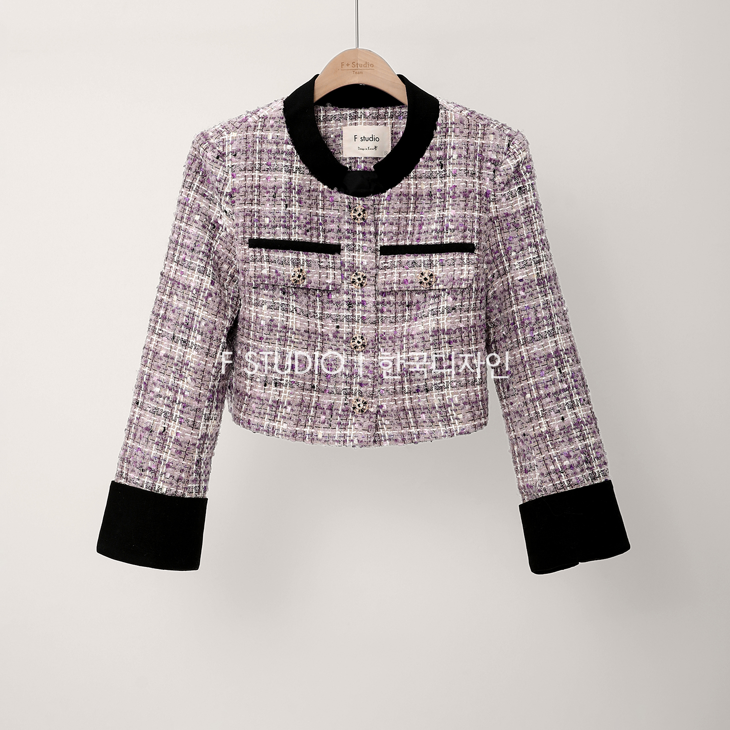 新品现货-【紫荆恋人】小香风外套FS307W008