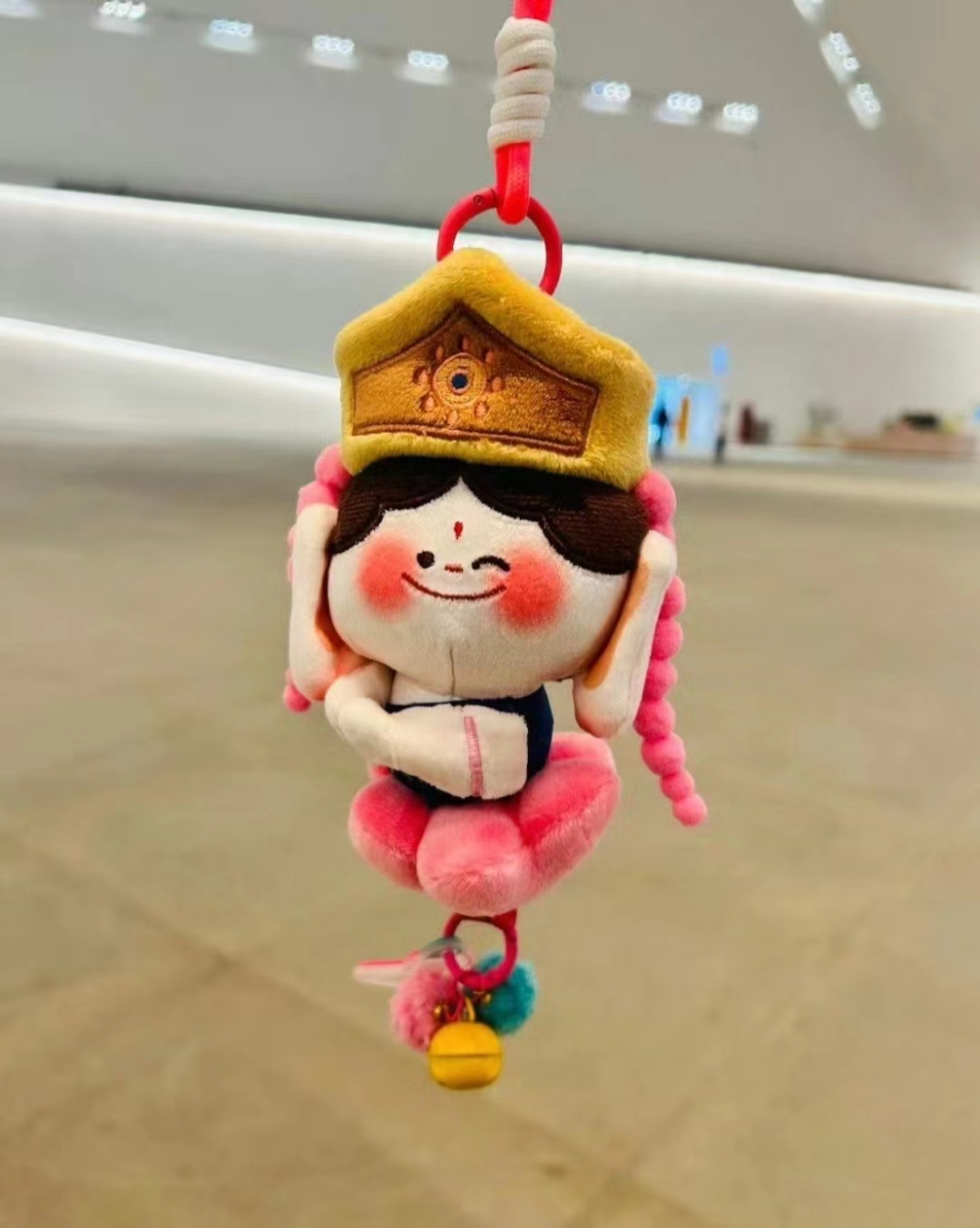 （正版现货）云冈石窟佛小伴辫子小佛文创纪念品钥匙扣玩偶毛绒挂件