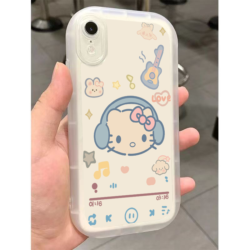 音乐凯蒂苹果15手机壳iPhone14promax个性7/8plus创意13/12/11/xr