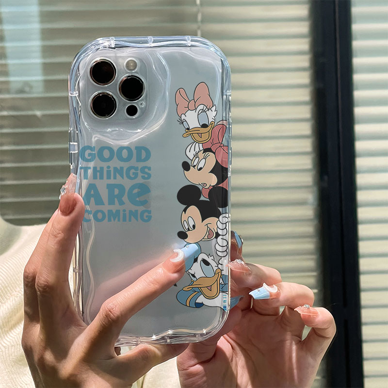 米奇米妮苹果15手机壳iPhone14promax水滴7/8plus创意13/12/11/xr