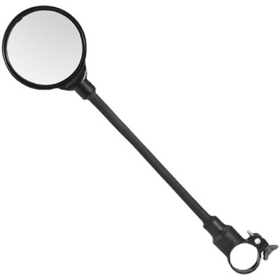 加长铝软管自由弯曲电动车后视镜凸面通用反光镜子三轮电瓶自行车