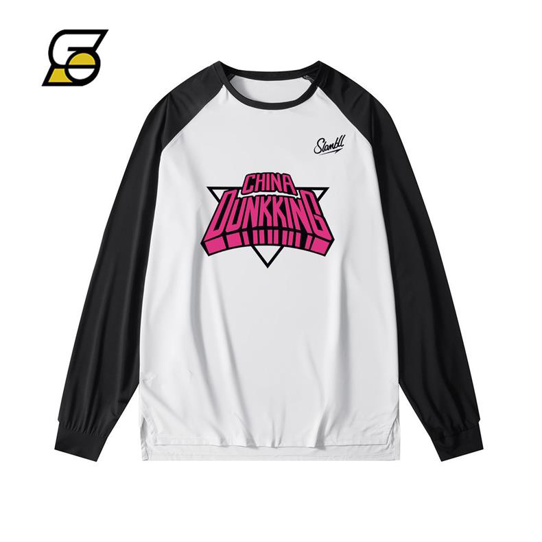 SLAMBLL DK联名美式篮球速干运动T恤男训练投篮服圆领长袖宽松潮