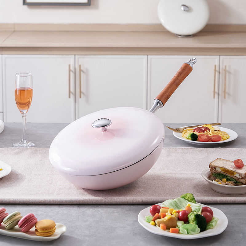 YANZAO/焱造铸铁珐琅锅30爆爆锅1