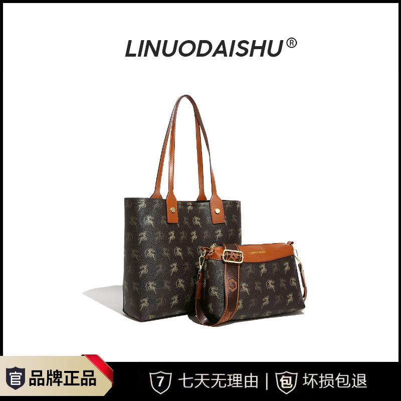 新2790小鹿包时尚女士链条包百搭字母包单肩包小众斜跨包网红