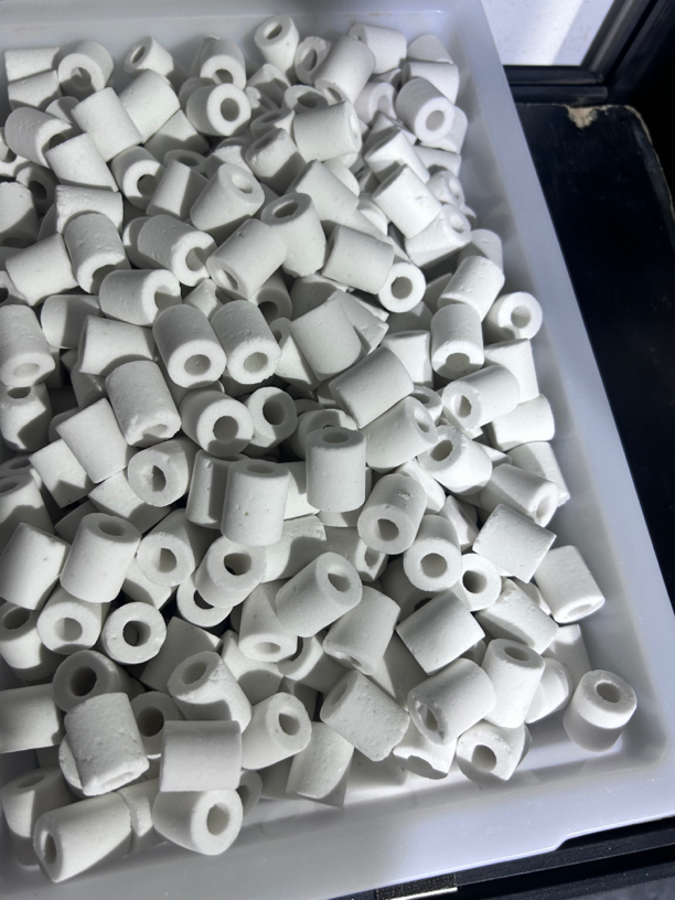 润纳石英陶瓷玻璃环鱼缸过滤滤材器材20斤装