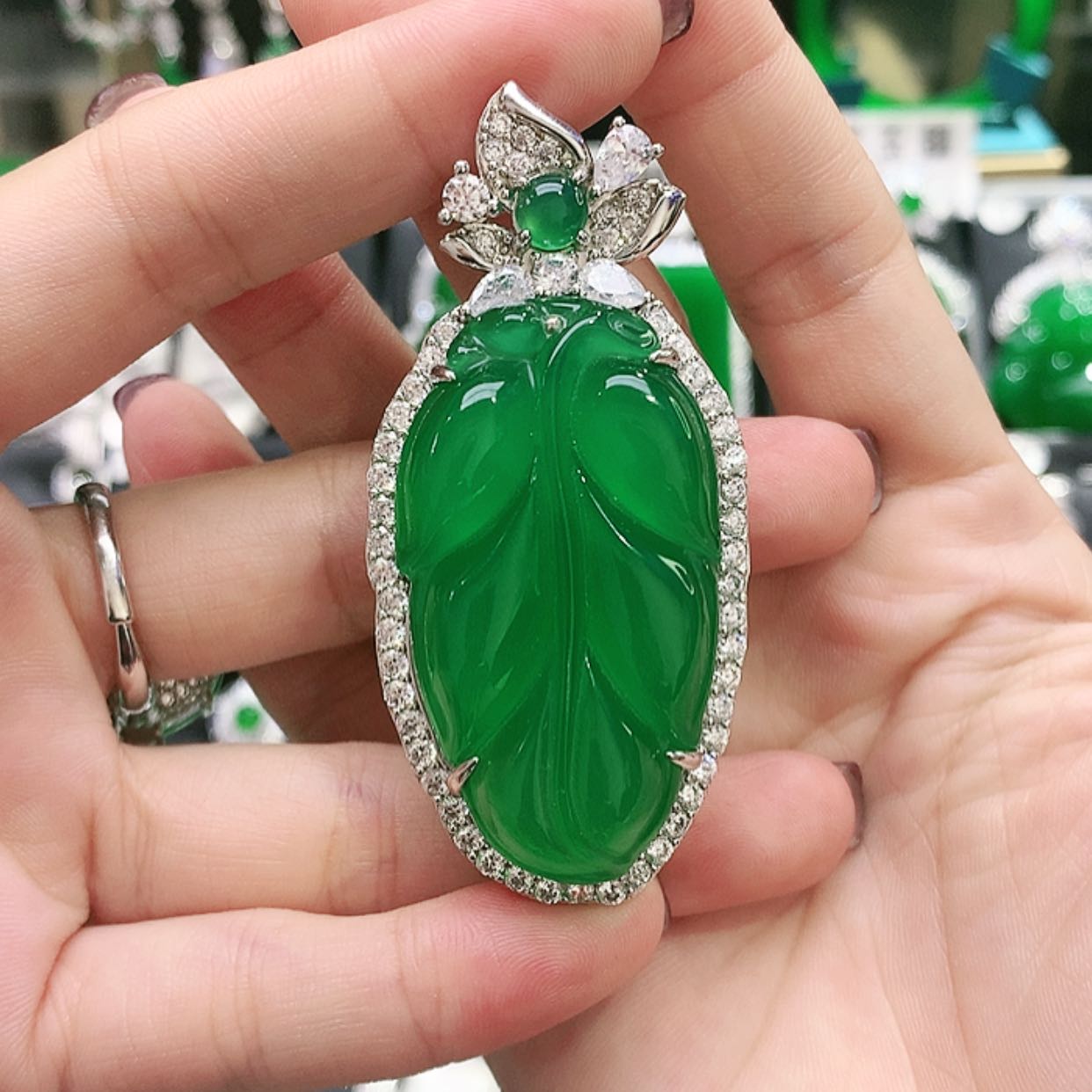 【闪购商品】玛瑙/玉髓吊坠银S925镶嵌