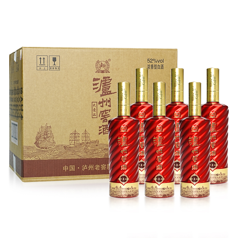LUZHOU/泸州老窖股份出品泸州窖酒大壹品浓香型白酒52度500ml*30